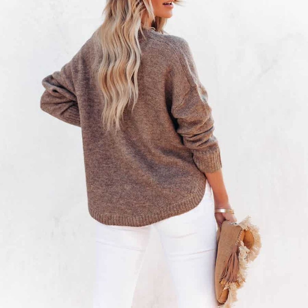 ISO WAIDE KNIT SOFT SWEATER - Picture 2 of 2